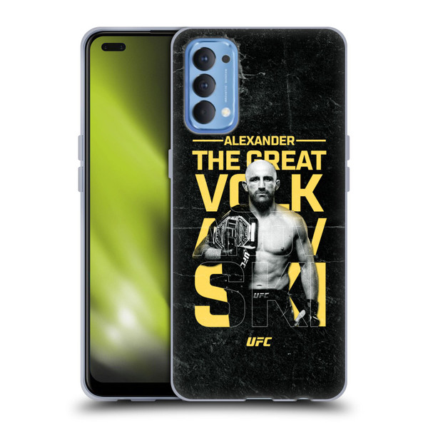 UFC Alexander Volkanovski Champion Soft Gel Case for OPPO Reno 4 5G