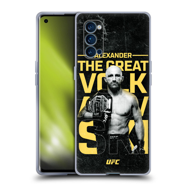 UFC Alexander Volkanovski Champion Soft Gel Case for OPPO Reno 4 Pro 5G