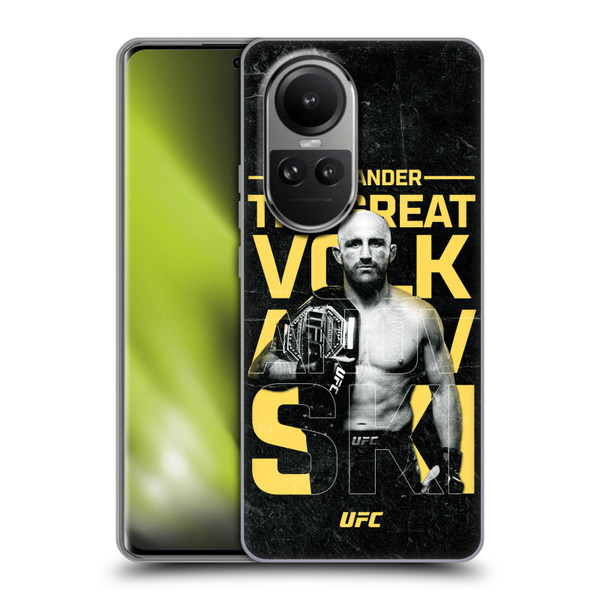 UFC Alexander Volkanovski Champion Soft Gel Case for OPPO Reno10 5G / Reno10 Pro 5G