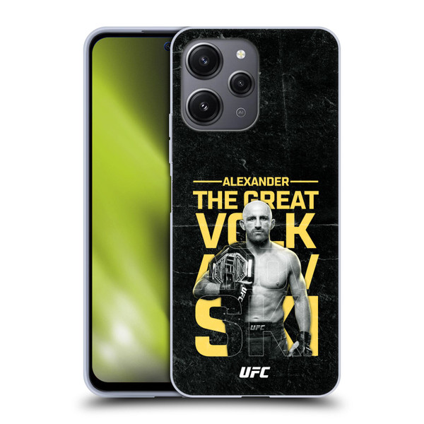 UFC Alexander Volkanovski Champion Soft Gel Case for Xiaomi Redmi 12