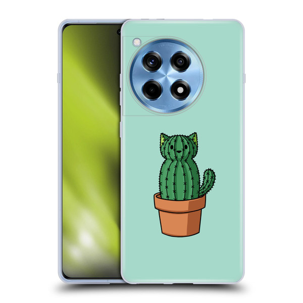Beth Wilson Doodlecats Cactus Soft Gel Case for OnePlus 12R
