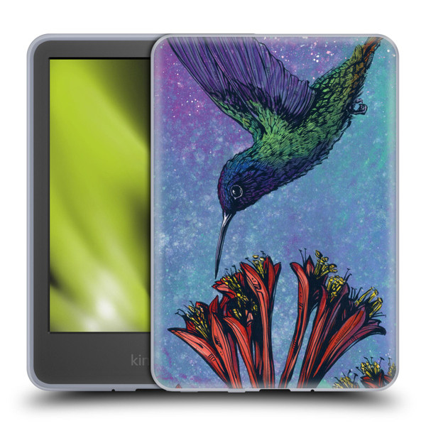 David Lozeau Colourful Grunge The Hummingbird Soft Gel Case for Amazon Kindle 11th Gen 6in 2022