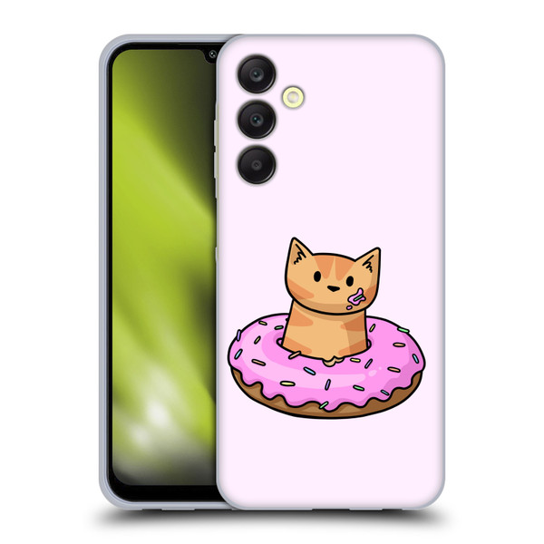 Beth Wilson Doodlecats Donut Soft Gel Case for Samsung Galaxy A25 5G