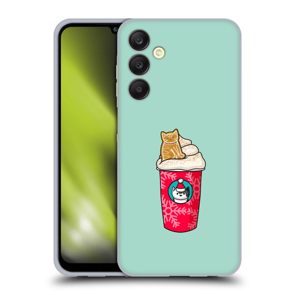 Beth Wilson Doodlecats Gingerbread Latte Soft Gel Case for Samsung Galaxy A25 5G