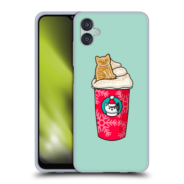 Beth Wilson Doodlecats Gingerbread Latte Soft Gel Case for Samsung Galaxy M04 5G / A04e
