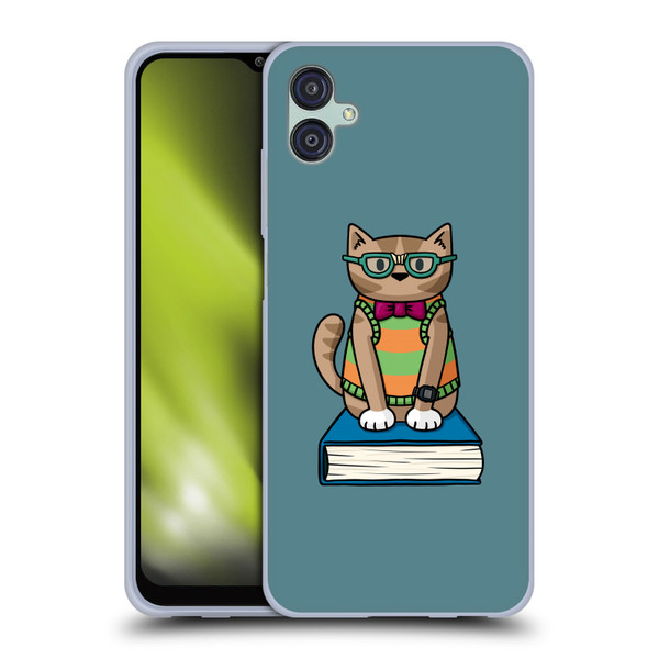 Beth Wilson Doodlecats Nerd Soft Gel Case for Samsung Galaxy M04 5G / A04e