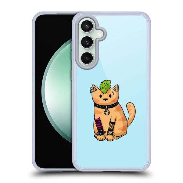 Beth Wilson Doodlecats Punk 2 Soft Gel Case for Samsung Galaxy S23 FE 5G