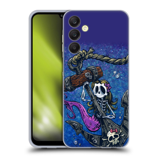 David Lozeau Colourful Grunge Mermaid Anchor Soft Gel Case for Samsung Galaxy A25 5G