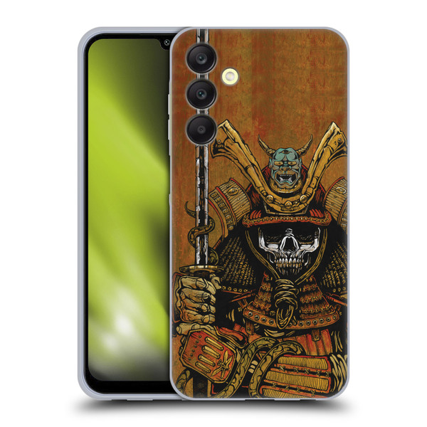 David Lozeau Colourful Grunge Samurai Soft Gel Case for Samsung Galaxy A25 5G