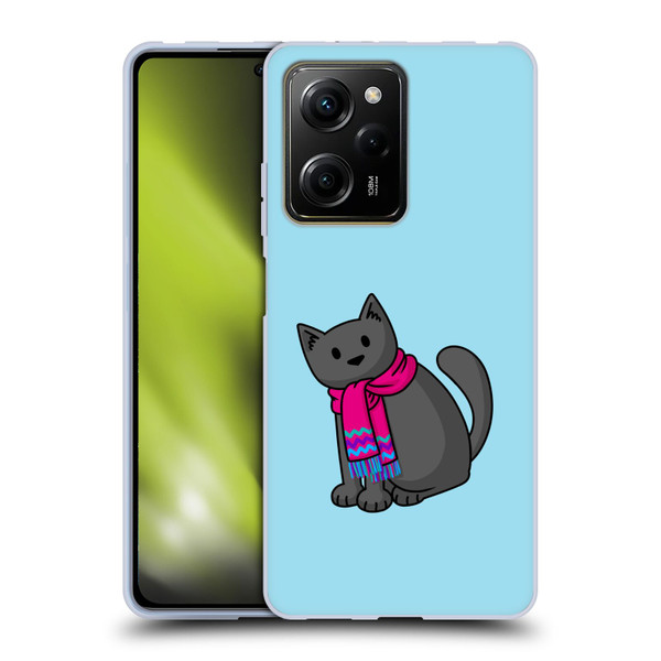 Beth Wilson Doodlecats Cold In A Scarf Soft Gel Case for Xiaomi Redmi Note 12 Pro 5G