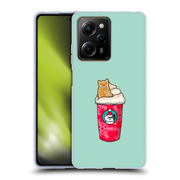 Beth Wilson Doodlecats Gingerbread Latte Soft Gel Case for Xiaomi Redmi Note 12 Pro 5G