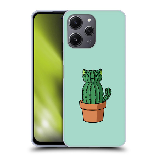Beth Wilson Doodlecats Cactus Soft Gel Case for Xiaomi Redmi 12
