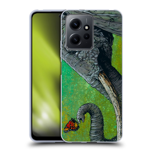 David Lozeau Colourful Grunge The Elephant Soft Gel Case for Xiaomi Redmi Note 12 4G