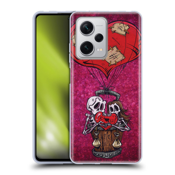 David Lozeau Colourful Grunge Day Of The Dead Soft Gel Case for Xiaomi Redmi Note 12 Pro+ 5G