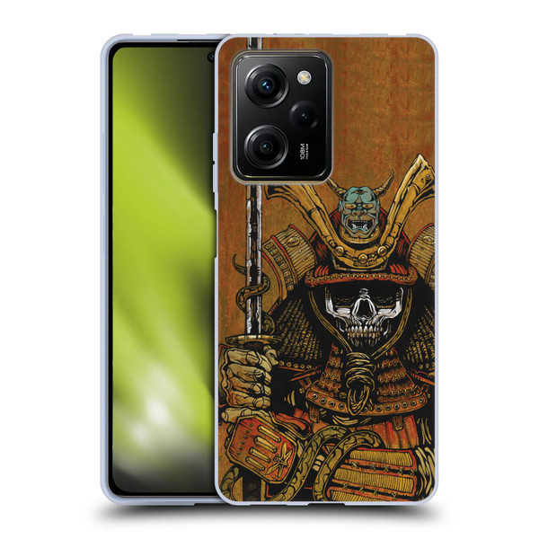 David Lozeau Colourful Grunge Samurai Soft Gel Case for Xiaomi Redmi Note 12 Pro 5G