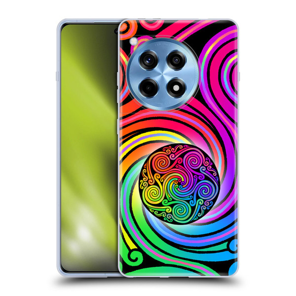 Beth Wilson Rainbow Celtic Knots Spirals Soft Gel Case for OnePlus 12R