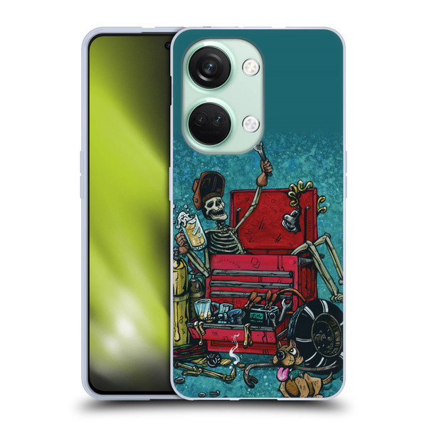 David Lozeau Colourful Art Garage Soft Gel Case for OnePlus Nord 3 5G