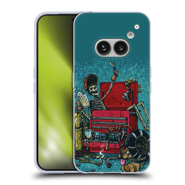 David Lozeau Colourful Art Garage Soft Gel Case for Nothing Phone (2a)