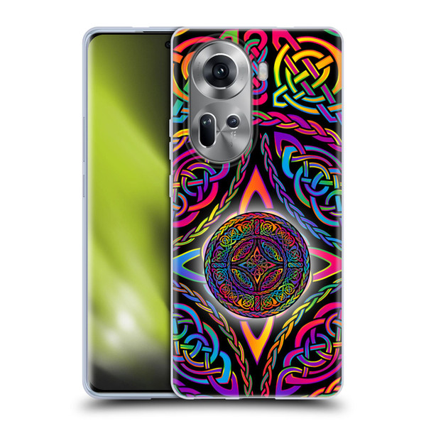 Beth Wilson Rainbow Celtic Knots Shield Soft Gel Case for OPPO Reno11