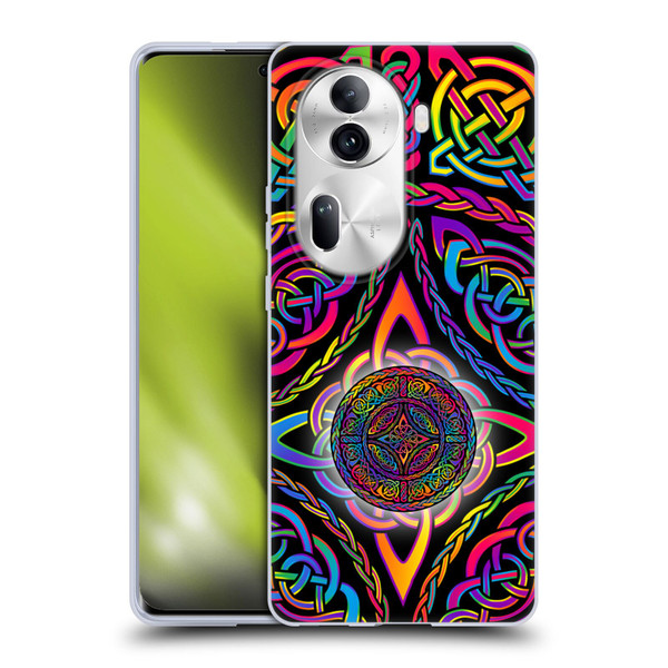 Beth Wilson Rainbow Celtic Knots Shield Soft Gel Case for OPPO Reno11 Pro