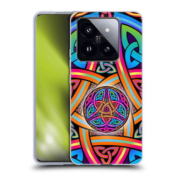 Beth Wilson Rainbow Celtic Knots Divine Soft Gel Case for Xiaomi 14 Pro