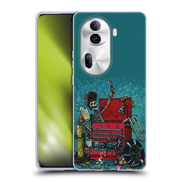 David Lozeau Colourful Art Garage Soft Gel Case for OPPO Reno11 Pro