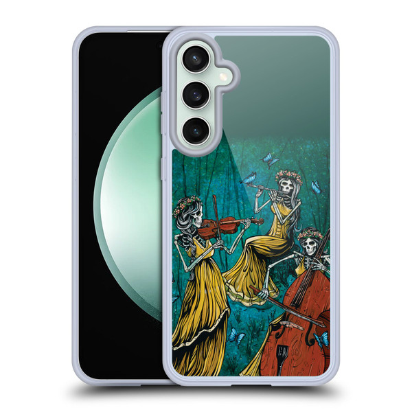 David Lozeau Colourful Art Three Female Soft Gel Case for Samsung Galaxy S23 FE 5G