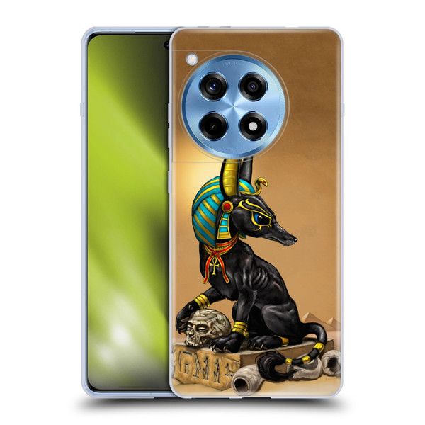 Stanley Morrison Art Egyptian Black Jackal Anubis Soft Gel Case for OnePlus 12R