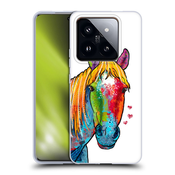 Duirwaigh Animals Horse Soft Gel Case for Xiaomi 14 Pro