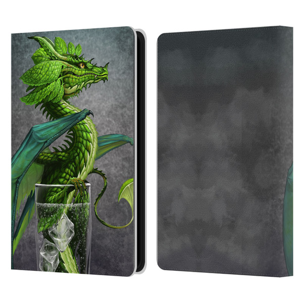 Stanley Morrison Dragons Green Mojito Drink Leather Book Wallet Case Cover For Amazon Kindle Paperwhite 5 (2021)