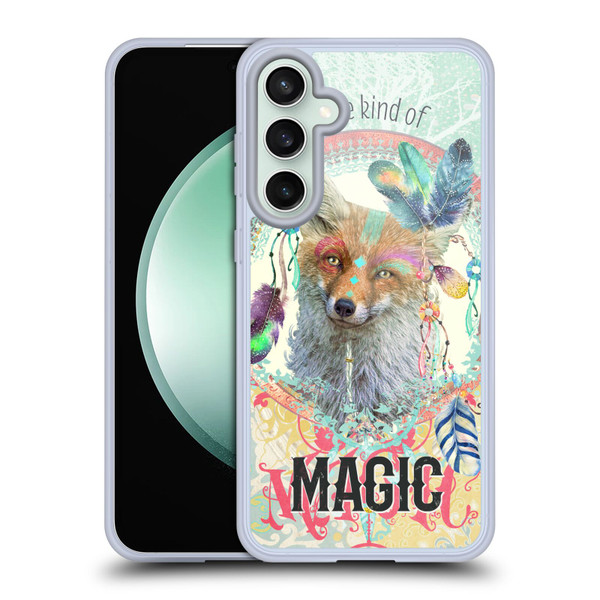 Duirwaigh Boho Animals Fox Soft Gel Case for Samsung Galaxy S23 FE 5G