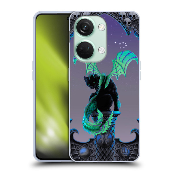 Stanley Morrison Dragons 2 Gothic Winged Cat Soft Gel Case for OnePlus Nord 3 5G