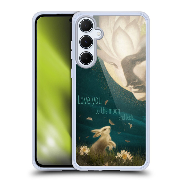Duirwaigh God Moon Soft Gel Case for Samsung Galaxy A55 5G