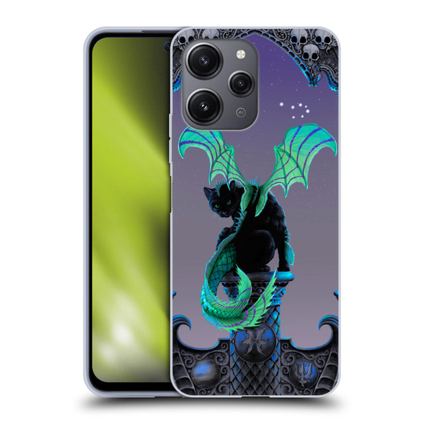 Stanley Morrison Dragons 2 Gothic Winged Cat Soft Gel Case for Xiaomi Redmi 12