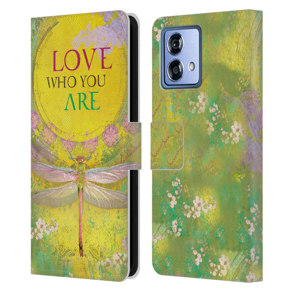 Duirwaigh Insects Dragonfly 3 Leather Book Wallet Case Cover For Motorola Moto G84 5G