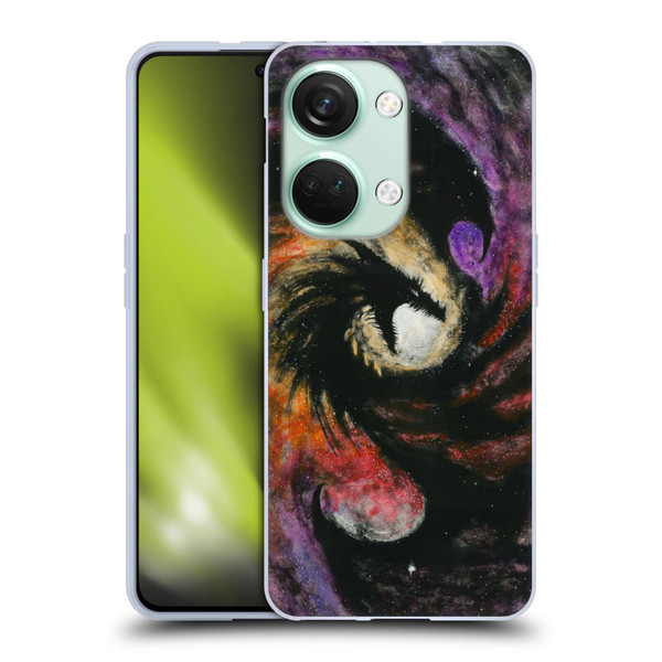 Stanley Morrison Dragons 3 Swirling Starry Galaxy Soft Gel Case for OnePlus Nord 3 5G