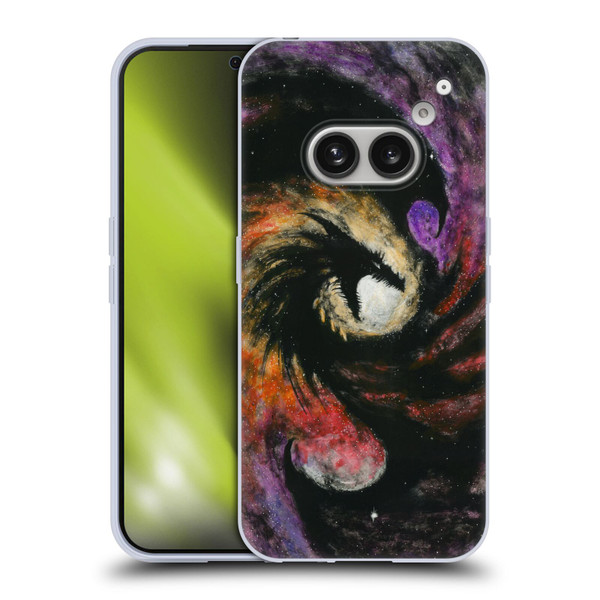 Stanley Morrison Dragons 3 Swirling Starry Galaxy Soft Gel Case for Nothing Phone (2a)