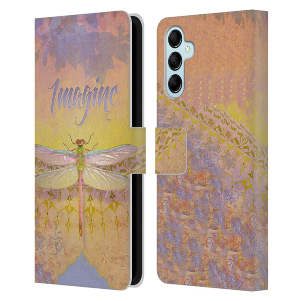 Duirwaigh Insects Dragonfly 2 Leather Book Wallet Case Cover For Samsung Galaxy M14 5G