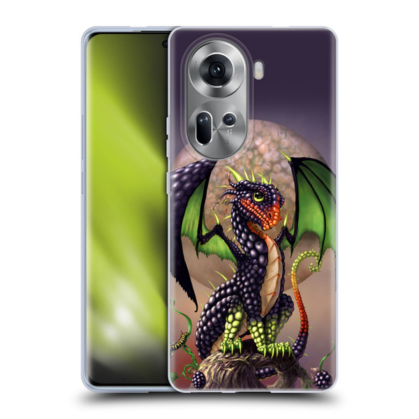 Stanley Morrison Dragons 3 Berry Garden Soft Gel Case for OPPO Reno11
