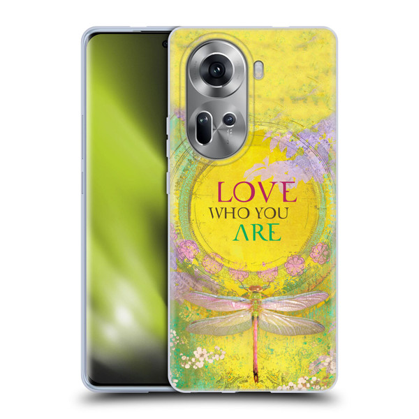 Duirwaigh Insects Dragonfly 3 Soft Gel Case for OPPO Reno11