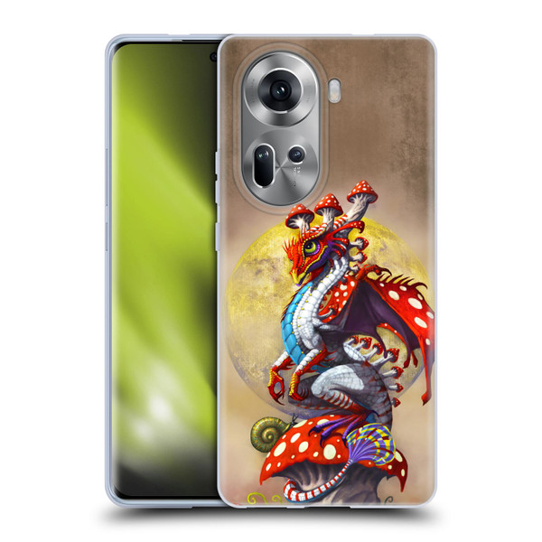 Stanley Morrison Dragons 3 Mushroom Garden Soft Gel Case for OPPO Reno11