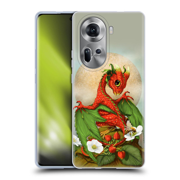 Stanley Morrison Dragons 3 Strawberry Garden Soft Gel Case for OPPO Reno11