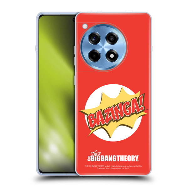The Big Bang Theory Bazinga Pop Art Soft Gel Case for OnePlus 12R