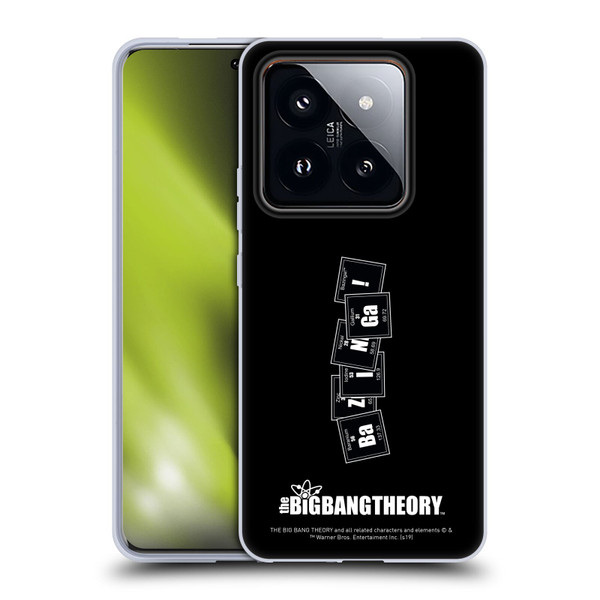 The Big Bang Theory Bazinga Elements Soft Gel Case for Xiaomi 14 Pro