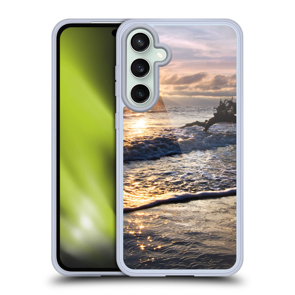 Celebrate Life Gallery Beaches Sparkly Water At Driftwood Soft Gel Case for Samsung Galaxy S23 FE 5G