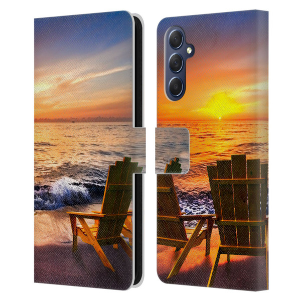 Celebrate Life Gallery Beaches 2 Sea Dreams III Leather Book Wallet Case Cover For Samsung Galaxy M54 5G