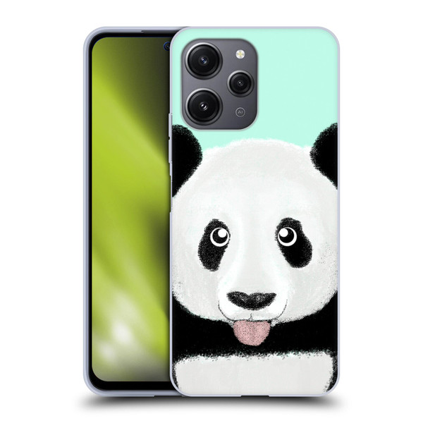 Barruf Animals The Cute Panda Soft Gel Case for Xiaomi Redmi 12