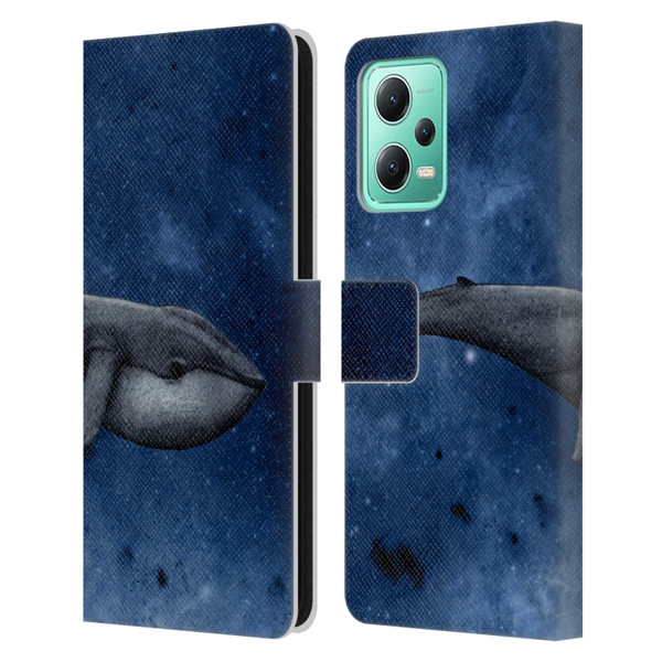 Barruf Animals The Whale Leather Book Wallet Case Cover For Xiaomi Redmi Note 12 5G