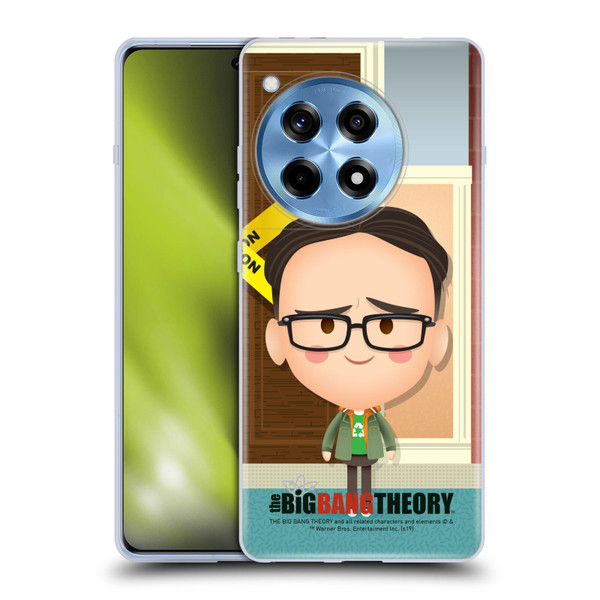 The Big Bang Theory Character Art Leonard Soft Gel Case for OnePlus 12R