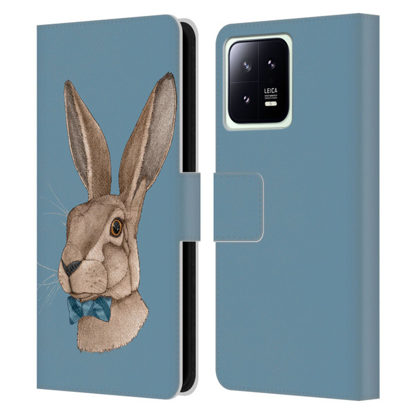 Barruf Animals Hare Leather Book Wallet Case Cover For Xiaomi 13 5G